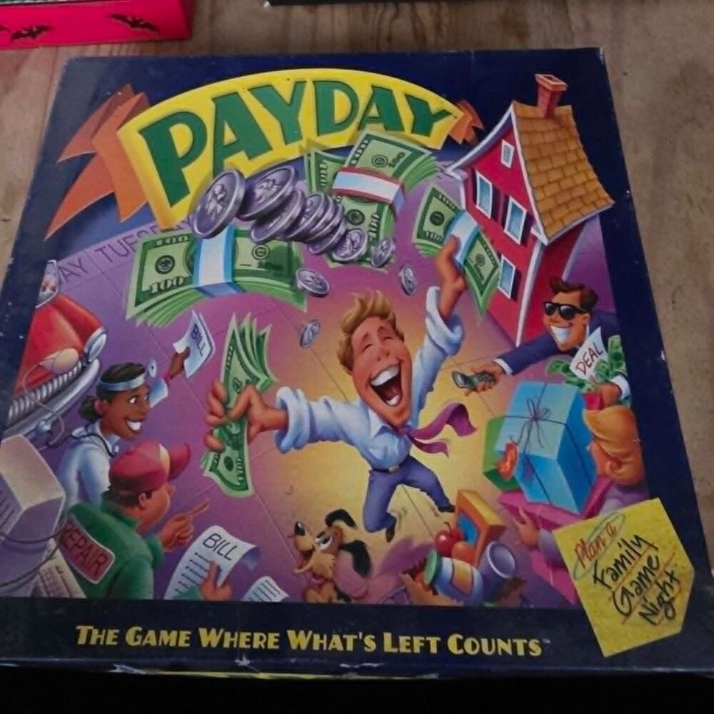 Parker Bros Boardgame Payday (2000 Ed) Box VG/EX